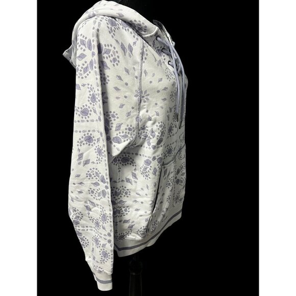 SER.O.YA FOSTER PULLOVER HOODIE UNISEX SM BLUE WHITE GORPCORE OUTDOORSY - Picture 4 of 7